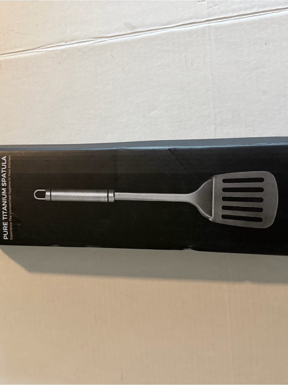 Taima Titanium Gray Slotted Spatula - Kitchen Home Antibacterial Lightweight
